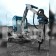 Gravemaskine med en hydraulisk mine BOBCAT E16