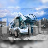 Экскаватор с гидромолотом BOBCAT S175 Экскаватор с гидромолотом BOBCAT S175