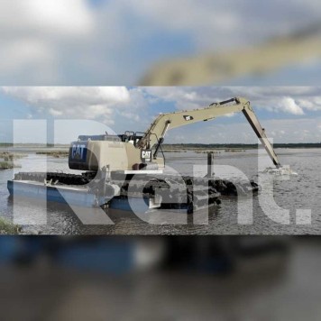 Экскаватор на понтонах Caterpillar 336F Экскаватор на понтонах Caterpillar 336F