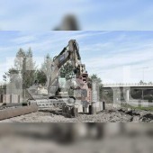 Экскаватор с вибропогружателем Caterpillar 318C Экскаватор с вибропогружателем Caterpillar 318C