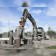 Gravemaskine med en vibrationslæsser Caterpillar 318C