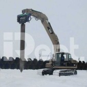 Экскаватор с вибропогружателем Caterpillar 320D Экскаватор с вибропогружателем Caterpillar 320D