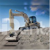 Экскаватор-планировщик JCB JS205 (ширина ковша: 1,2 м.)