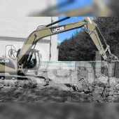 Экскаватор с гидробуром JCB JS220