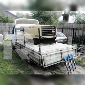 Газель с компрессором KAESER M43 Газель с компрессором KAESER M43