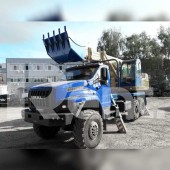 Экскаватор на базе КамАЗа УРАЛ 4320 (UDS114) Экскаватор на базе КамАЗа УРАЛ 4320 (UDS114)